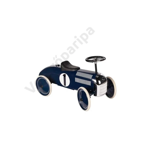 Ride-on kisautó goki lábbal hajtós fém kisautó kék