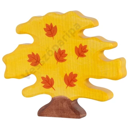 Holztiger fa figura kicsi juharfa