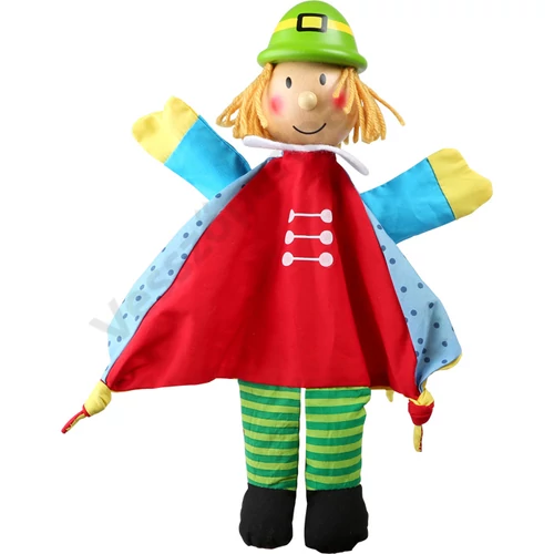 Fa golyó fejű királyfi, herceg vagy lovag textil kesztyűbáb, small foot 10237