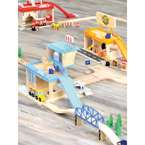 Small foot 10809 fa rámpa fa vonat- és autópálya készlethez