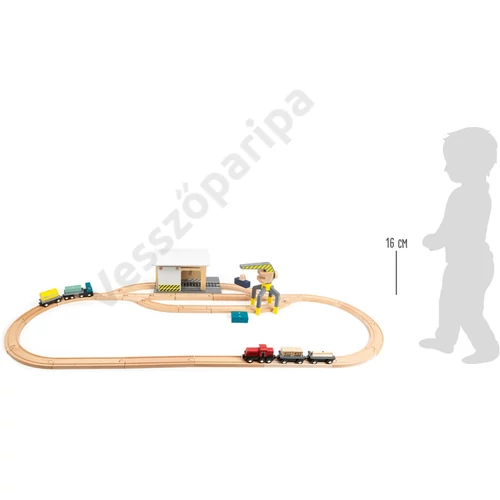 Small foot 11377 teherrakodó raktár favonat szett magassága