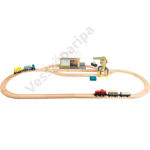 Small foot 11377 teherrakodó raktár favonat szett