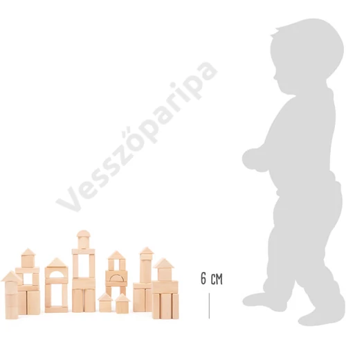 Small foot 11396 építőkocka készlet mérete