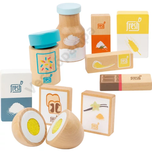 Small foot 11442 Sütemény készítő készlet - játék fa élelmiszer