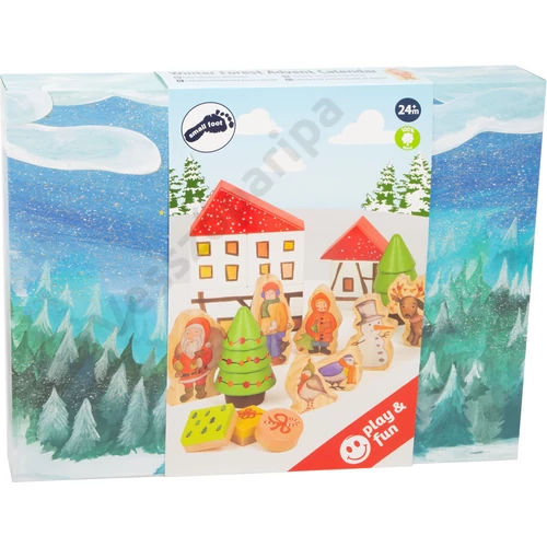 Small foot 11675 téli falu adventi naptár csomagolása