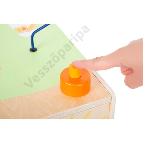 Golyóvezető készségfejlesztő kocka hanggal Small foot 11733