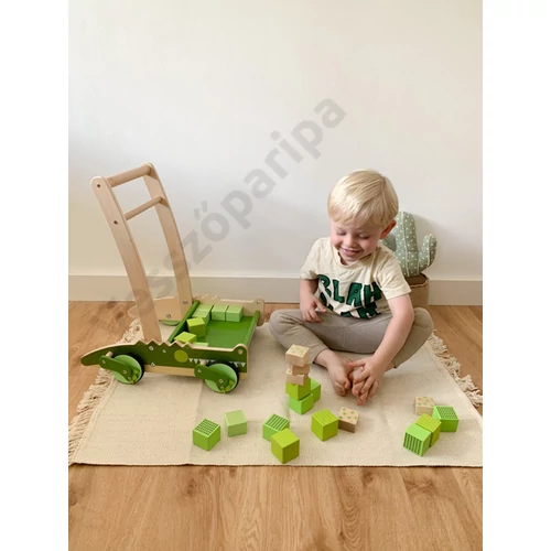 Small foot krokodilos járássegítő és építőkocka