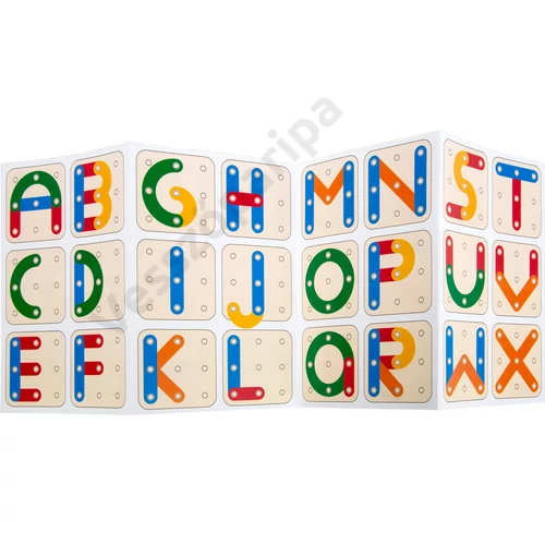 ABC sablon, kirakási útmutató 