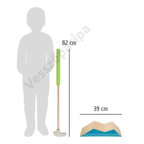 Small foot 11964 Minigolf szett mérete