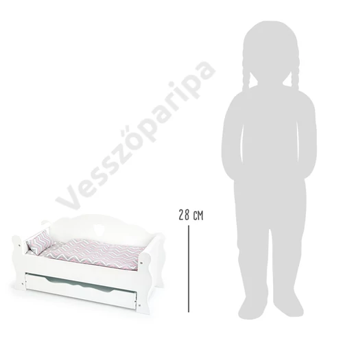 Small foot 12024 átalakítható játék babaágy mérete