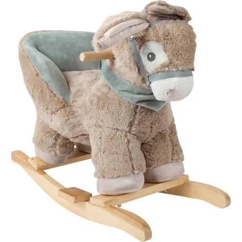  Small foot Plüss hintaló szürke szamár lehajtott füllel