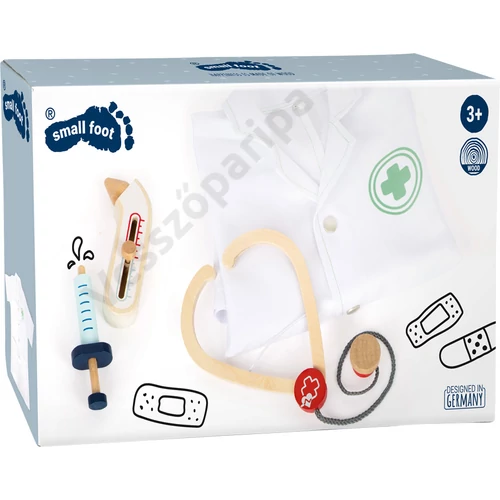 Small foot 12225 Fa játék orvosi szett doboz
