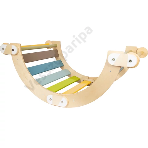 Fa egyensúlyozó libikóka, rácshinta - Adventure Small foot 12239