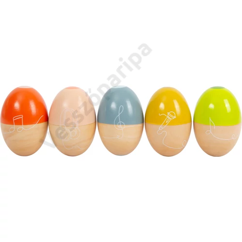 5 darabos tojás csörgő szett