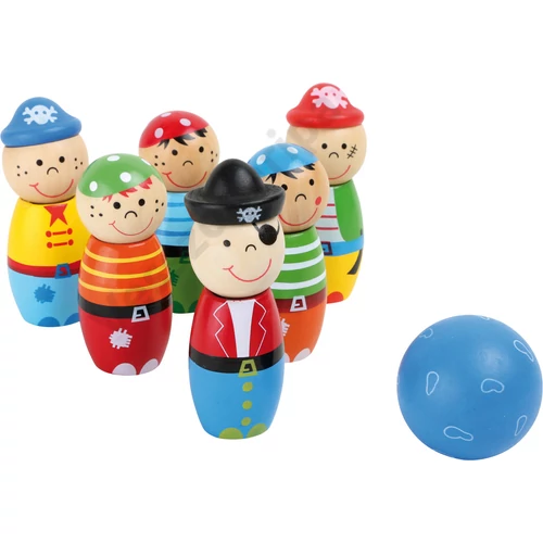 Small foot Kalóz figurás fa teke készlet