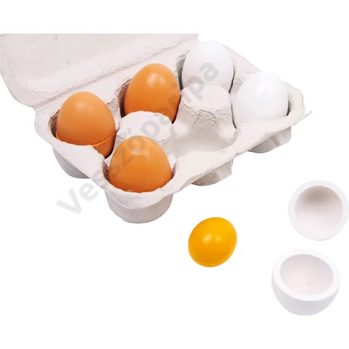 Fa szétszedhető tojások tartóval
