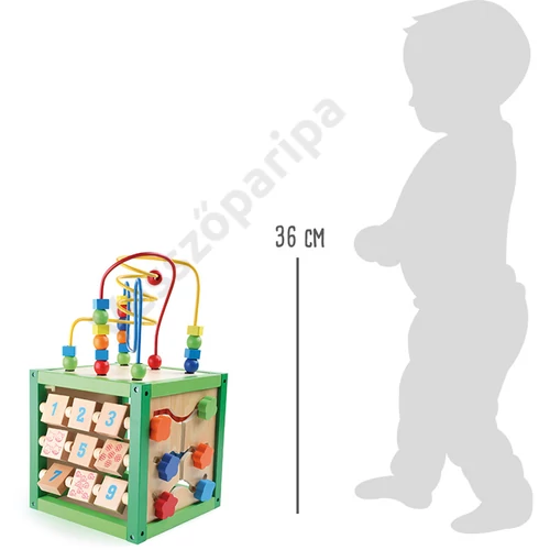 Small foot 5886 készségfejlesztő kocka mérete
