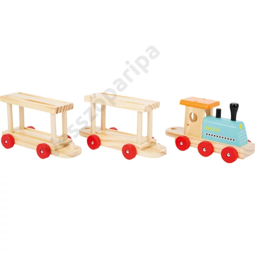 3 részes vonatszerelvény fából
