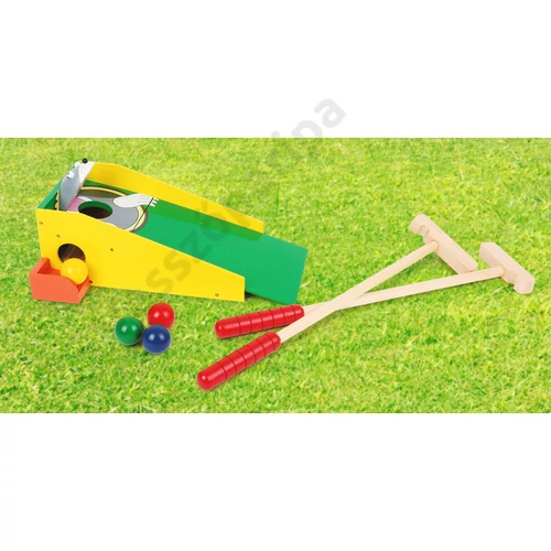 Szabadtéri fa minigolf golfütők