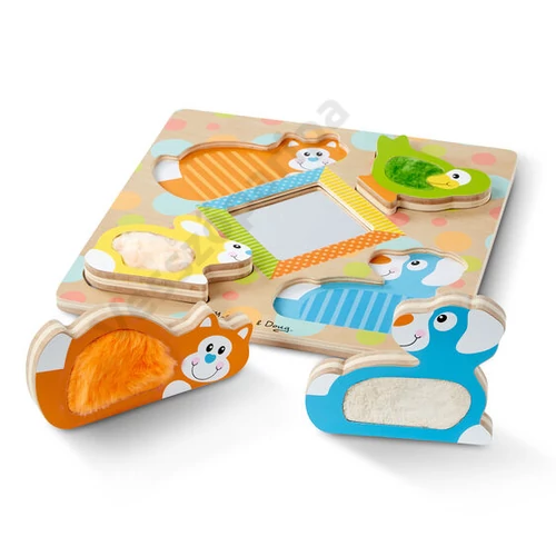  Melissa & Doug 1898 első kirakó játékom - Touch and feel puzzle