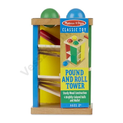 Melissa and Doug 13559 golyós kalapáló játék és golyópálya csomagolás
