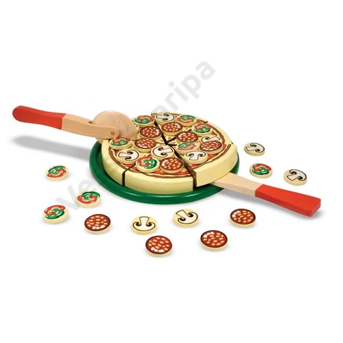 Melissa and Doug Szeletelhető pizza kiszedő lapáttal