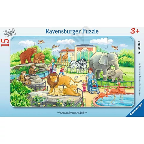 Ravensburger puzzle 15 darabos Séta az állatkertben