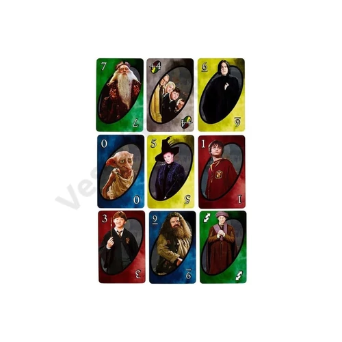 UNO kártyalapok Harry Potter figurákkal