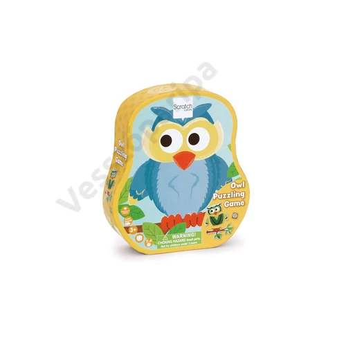 Scratch Europe forma puzzle bagoly