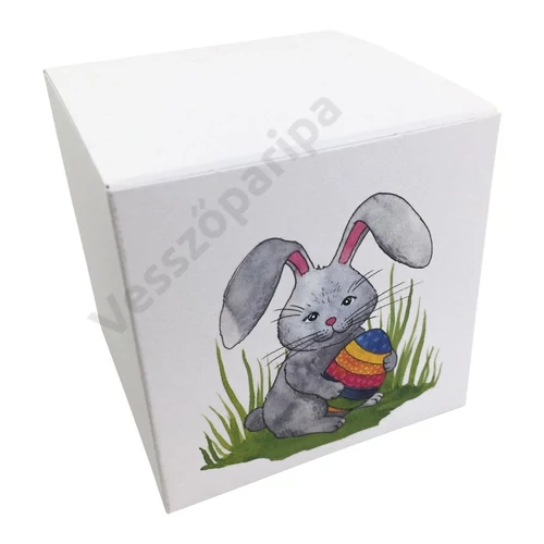 Buntbox Colour Cube Easter Bunny kocka, karton ajándékdoboz