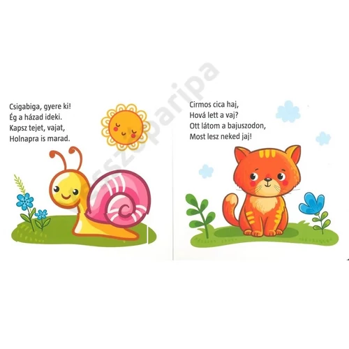 Első mondókáskönyvem 1 éveseknek
