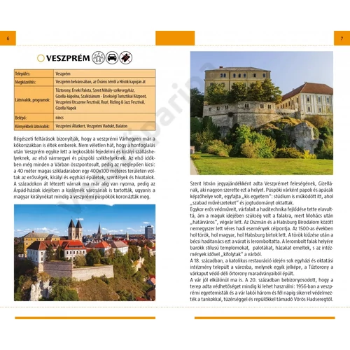 Magyar várak - Országjárók zsebkönyve - mintaoldal 2