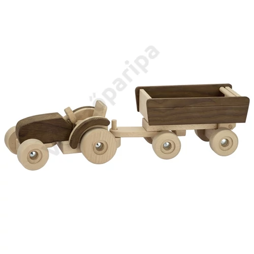 Goki nature traktor pótkocsival