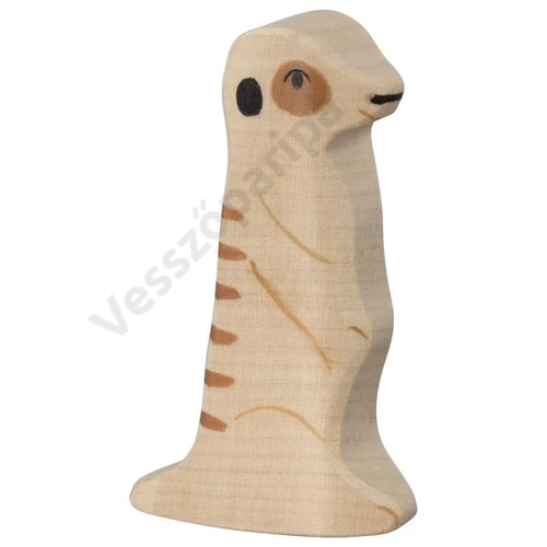 Holztiger szurikáta fa figura
