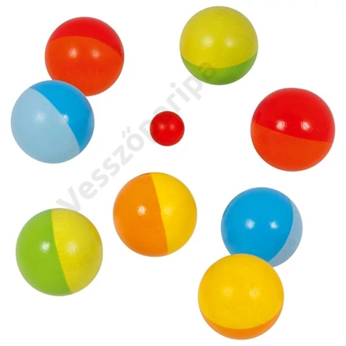 Goki fa golyós célbadobó Boule játék