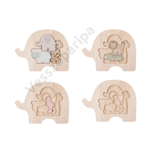 Jabadabado emeletes puzzle Szafari állatos kirakó