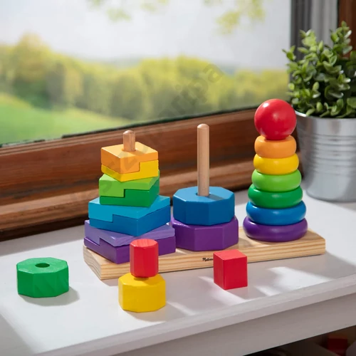 Melissa and Doug nagy montessori torony szett