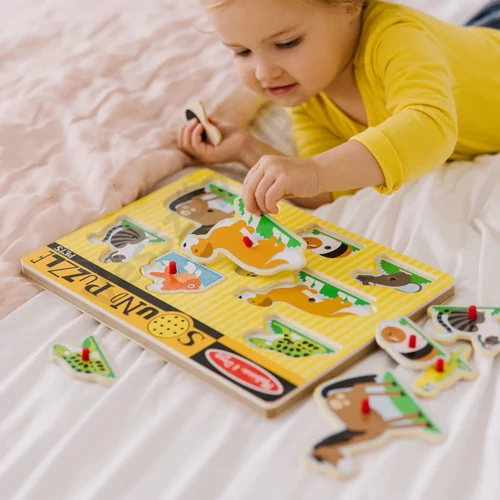 Melissa and Doug hangos puzzle háziállatok
