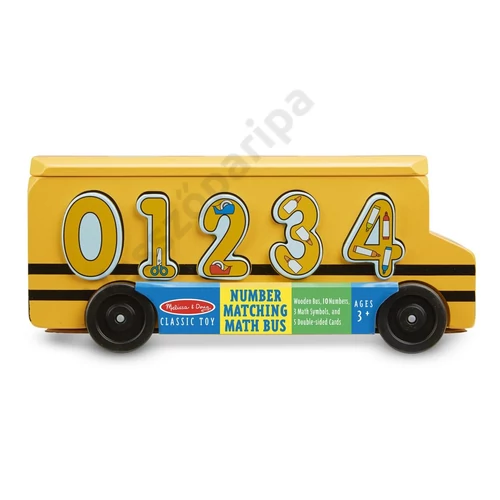 Melissa and Doug matematikai iskolabusz formakereső csomagolása