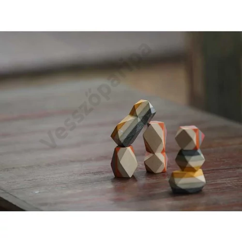 Plantoys egyensúlyozó fa építő kő