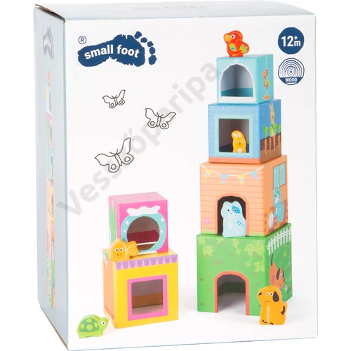 Small foot 10044 háziállatos toronyépítő csomagolása