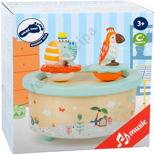 Small foot 11108 papagáj és elefánt mágneses zenedoboz 