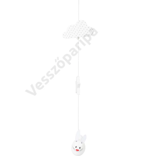 Felakasztható körforgó nyuszi figurája