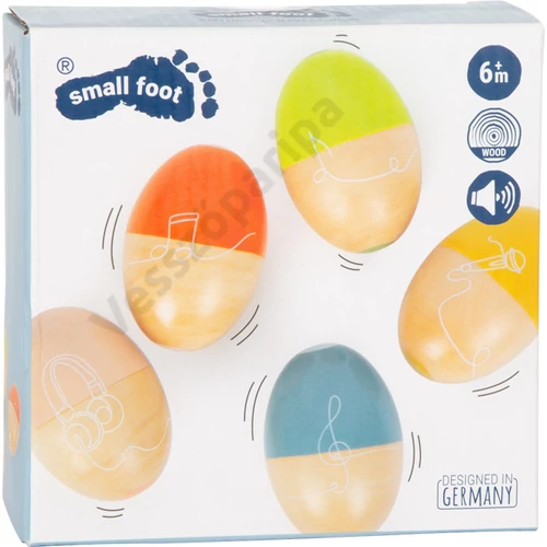 Small foot 12252 tojás csörgő szett doboza