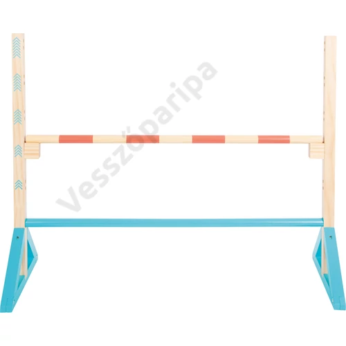 Szabadtéri fa akadálypálya hobby horse játékhoz