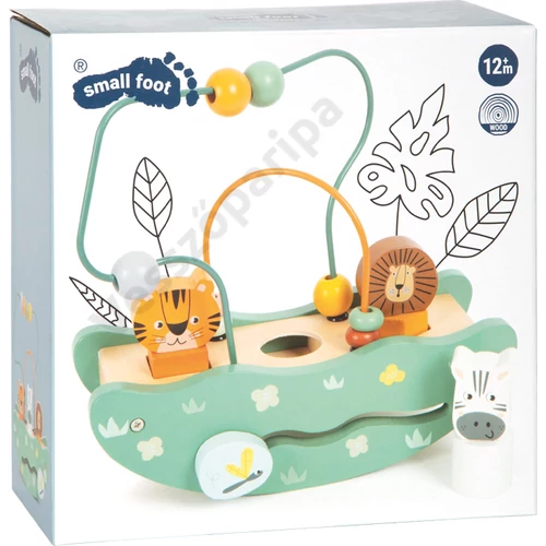 Small foot 12459 szafari hintázó golyóvezető játék doboza