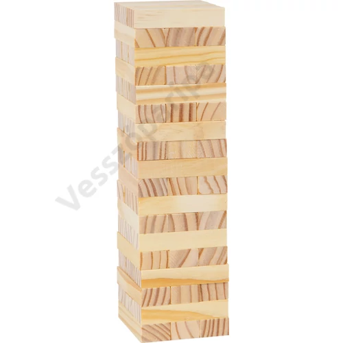 Small foot natúr fa jenga szabadtéri játék