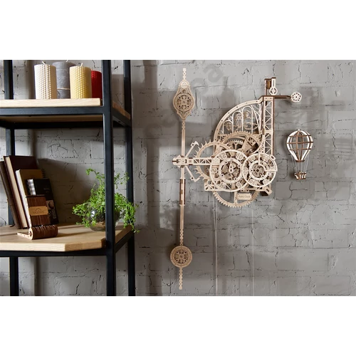 UGEARS Aero Clock natúr színben
