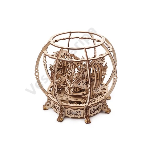 Ugears akvárium mozgó halakkal és növényekkel