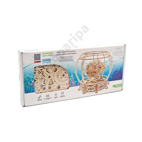 Ugears mechanikus akvárium doboza